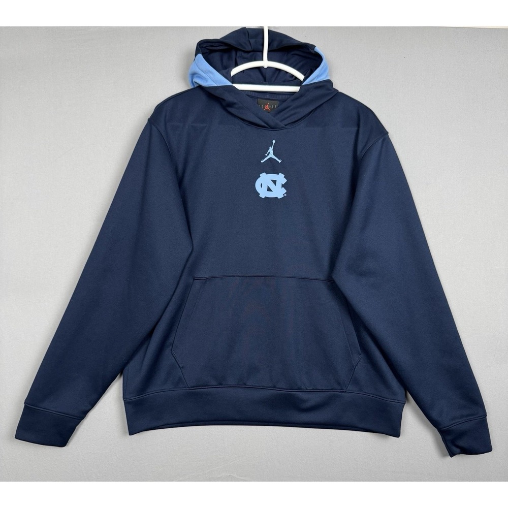 North Carolina Tarheels Sweatshirt Mens Medium M Jordan Nike Center Swoosh Y2K